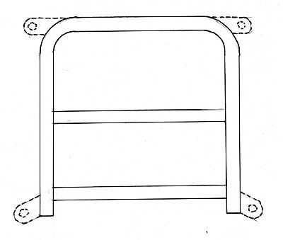 Topcasetr�ger Grundplatte VN 1600