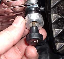 Chokeknopf montieren